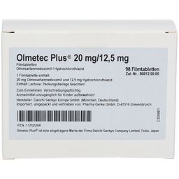 Olmetec Plus 20 mg/12,5 mg