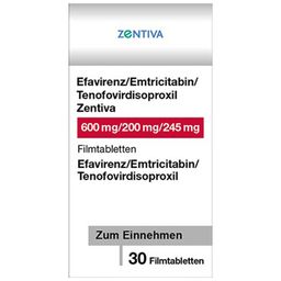 Efavirenz/Emtricitabin/Tenofovirdisoproxil Zentiva® 600 mg/200 mg/245 mg