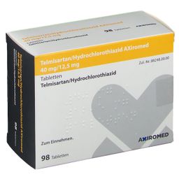 Telmisartan/Hydrochlorthiazid Axiromed 40 mg/12,5 mg