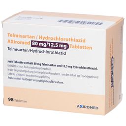 Telmisartan/Hydrochlorthiazid Axiromed 80 mg/12,5 mg