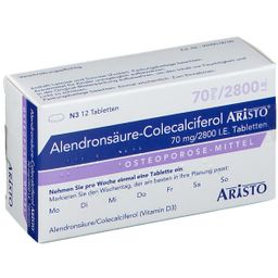Alendronsäure-Colecalciferol Aristo® 70 mg/2800 I.E.