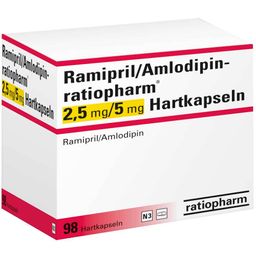 Ramipril/Amlodipin-ratiopharm® 2,5 mg/5 mg