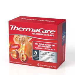 ThermaCare ® bei punktuellen Schmerzen,  kleines ThermaCare Wärmepflaster zur flexiblen Anwendung