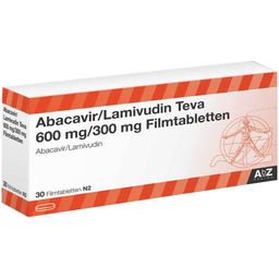 Abacavir/Lamivudin Teva 600 mg/300 mg
