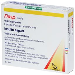 FIASP 100 E/ml Penfill Inj.-Lsg.in Patrone