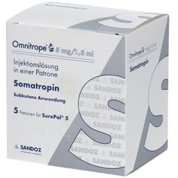 OMNITROPE 5 mg/1,5 ml Injektionslösung f.SurePal