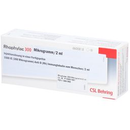 Rhophylac 300 µg/2 ml