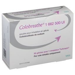 COLOBREATHE 1.662.500 I.E. Hartkaps.m.Plv.z.Inhal.