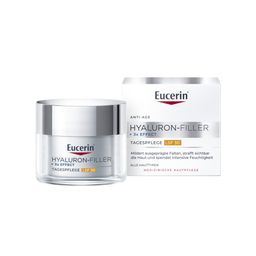 Eucerin® Hyaluron-Filler + 3x Effect Tagespflege LSF 30 – Anti-Aging Tagescreme mit Hyaluronsäure, glättet Falten und schützt mit Lichtschutzfaktor 30 - Jetzt 20% mit dem Code "eucerin20" sparen*