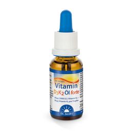 Dr. Jacob's Vitamin D3K2 Öl forte 2000 IE/50 mcg D3+K2 hochdosiert 640 Tropfen