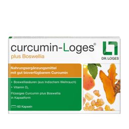 curcumin-Loges plus Boswellia - hoch bioverfügbare Kurkuma-Kapseln plus Weihrauch
