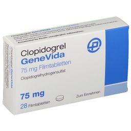 Clopidogrel GeneVida 75 mg