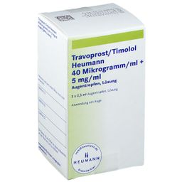 Travoprost/Timolol Heumann 40 µg/ml + 5 mg/ml