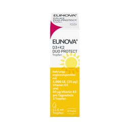 EUNOVA® DuoProtect Vitamin D3+K2 1000 I.E./50 µg Tropfen