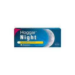 Hoggar® Night 25 mg Schmelztabletten zur praktischen Einnahme ohne Wasser bei akuten Ein- und Durchschlafstörungen
