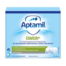 Aptamil Eiweiß+ - Eiweißsupplement für Frühgeborenen mit sehr niedrigem Geburtsgewicht (unter 1.000 g)