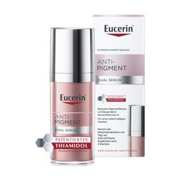 Eucerin® Anti-Pigment Dual Serum – Gegen Pigmentflecken - Jetzt 20% Rabatt mit dem Code eucerin20* - Jetzt 20% mit dem Code eucerin20 sparen* + Eucerin Anti-Pigment Augenringe korrigierende Augenpflege 5ml GRATIS