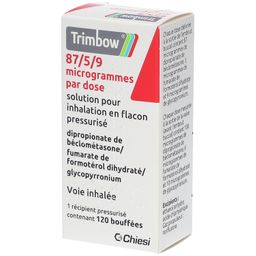 Trimbow 87 µg/5 µg/9 µg 120 Hub Druckgasinhalation