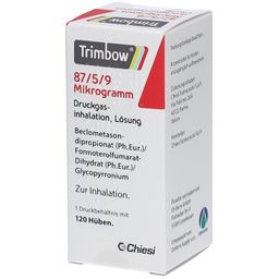 Trimbow 87 µg/5 µg/9 µg 120 Hub Druckgasinhalation