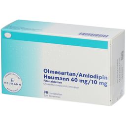 OLMESARTAN/Amlodipin Heumann 40 mg/10 mg Filmtabl.