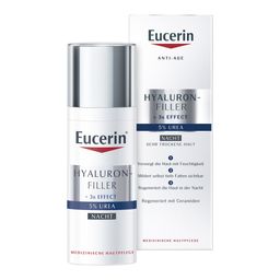 Eucerin® Hyaluron-Filler 5% Urea Nachtpflege – mildert sichtbar tiefe Falten und regeneriert die Haut nachts - Jetzt 20% mit dem Code "eucerin20" sparen*