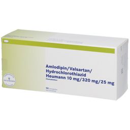 AMLODIPIN/Valsartan/HCT Heumann 10/320/25mg FTA