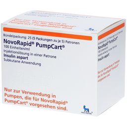 NOVORAPID PumpCart 100 E/ml Inj.-Lsg.i.e.Patrone