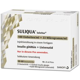 SULIQUA® SoloStar® 100 Einheiten/ml + 33 µg/ml