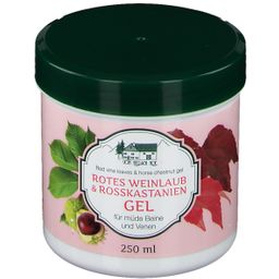 Rotes Weinlaub Gel