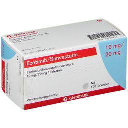 Ezetimib/Simvastatin Glenmark 10 mg/20 mg