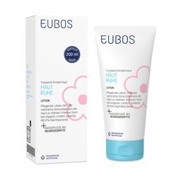 EUBOS Haut Ruhe Lotion bei trockener & empfindlicher Haut lindert Juckreiz & stärkt Hautbarriere
