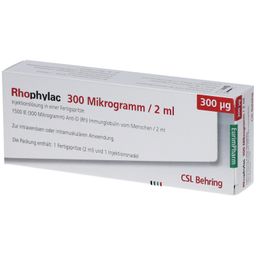 Rhophylac 300 µg/2 ml