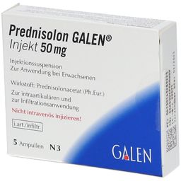 PREDNISOLON GALEN Injekt 50 mg Injektionssusp.