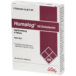 Humalog 100 E/ml Patrone