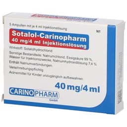 Sotalol-Carinopharm 40 mg/4 ml