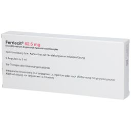 Ferrlecit® 62.5MgAmpullen