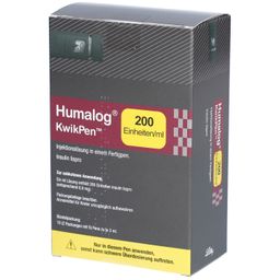 Humalog 200 E/ml KwikPen