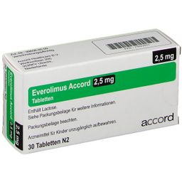 Everolimus Accord 2,5 mg