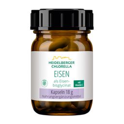 Heidelberger Chlorella® EISEN ALS Eisenbisglycinat Kapseln