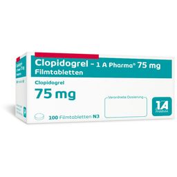 Clopidogrel 1A Pharma® 75Mg