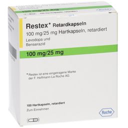 RESTEX 100 mg/25 mg Hartkapseln retardiert 100 St mit dem E-Rezept ...