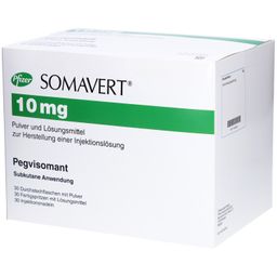SOMAVERT 10 mg Plv.u.Lösungsm.z.H.e.Inj.-Lsg.Dsfl.