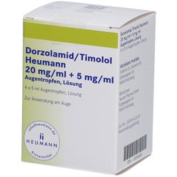 DORZOLAMID/Timolol Heumann 20 mg/ml+5 mg/ml ATR