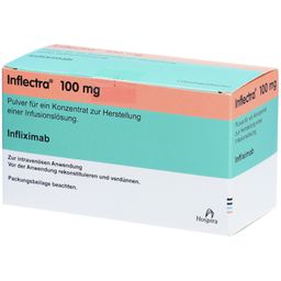 INFLECTRA 100 mg Plv.f.e.Konz.z.Her.e.Inf.-L.Dsfl.
