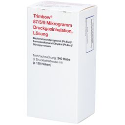 TRIMBOW 87 µg/5 µg/9 µg 120 Hub Druckgasinhalation