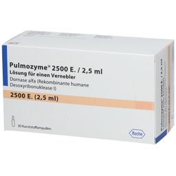 PULMOZYME 2.500 E./2,5 ml Lsg.f.Verneb.Kunsts.Amp.