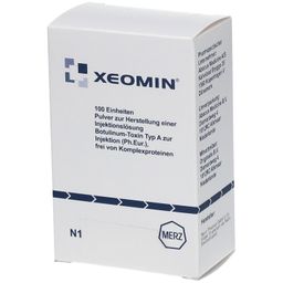 XEOMIN 100 LD50 Einheiten Plv.z.Herst.e.Inj.-Lsg.