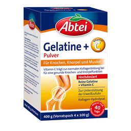 Abtei® Gelatine Pulver Plus Mit Vitamin C | 400 g