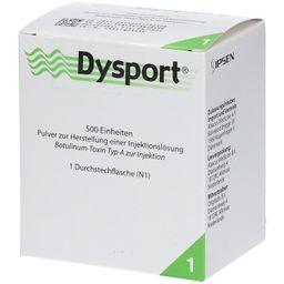 DYSPORT 500 Einheiten Pulver z.Herst.e.Inj.-Lsg.
