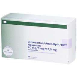 OLMESARTAN/Amlodipin/HCT Heumann 40/5/12,5mg FTA